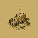 Pixel art identity emblem for Bethlehem
